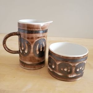 Cinque Ports Pottery Ltd. Cream and Sugar Dishes by